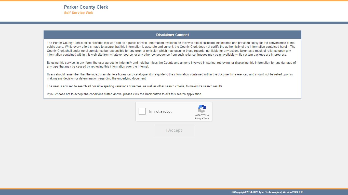 Self-Service - Tyler Tech